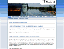 Tablet Screenshot of hillsmn.com